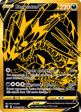 Eternatus V SV121 Pokemon card