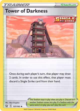 Tower of Darkness 137/163 Pokemon card
