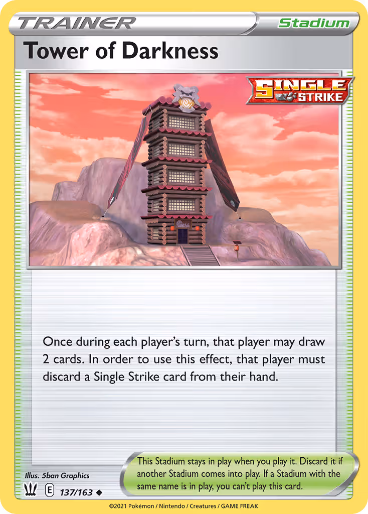 Tower of Darkness 137/163 Pokemon card