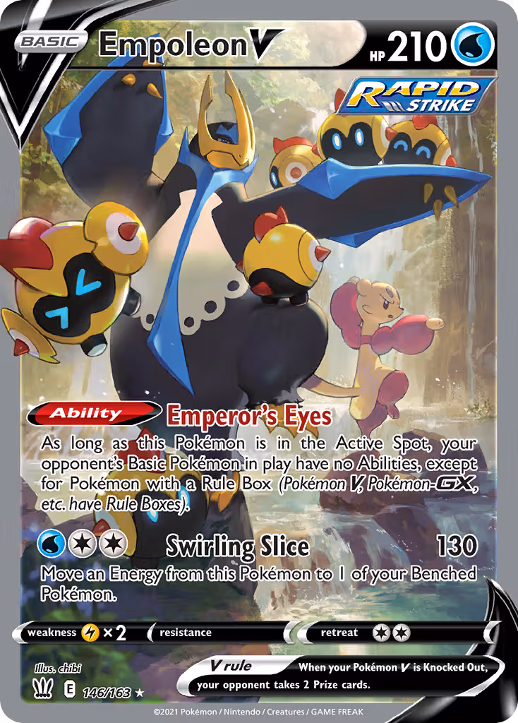 Empoleon V 146/163 Pokemon card