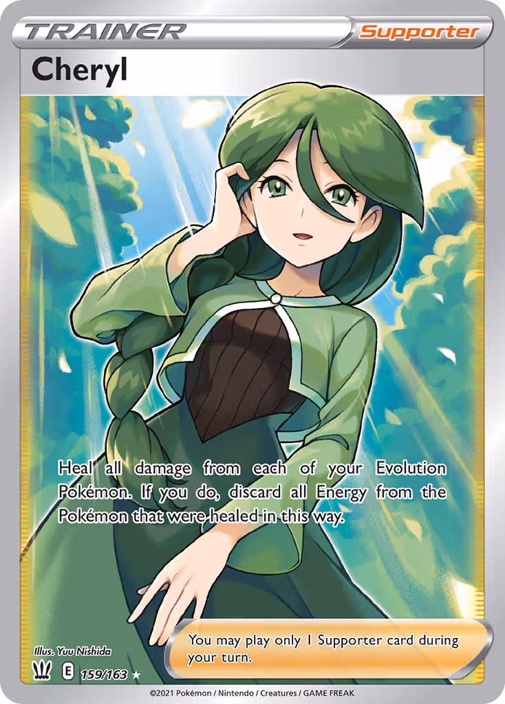 Cheryl 159/163 Pokemon card