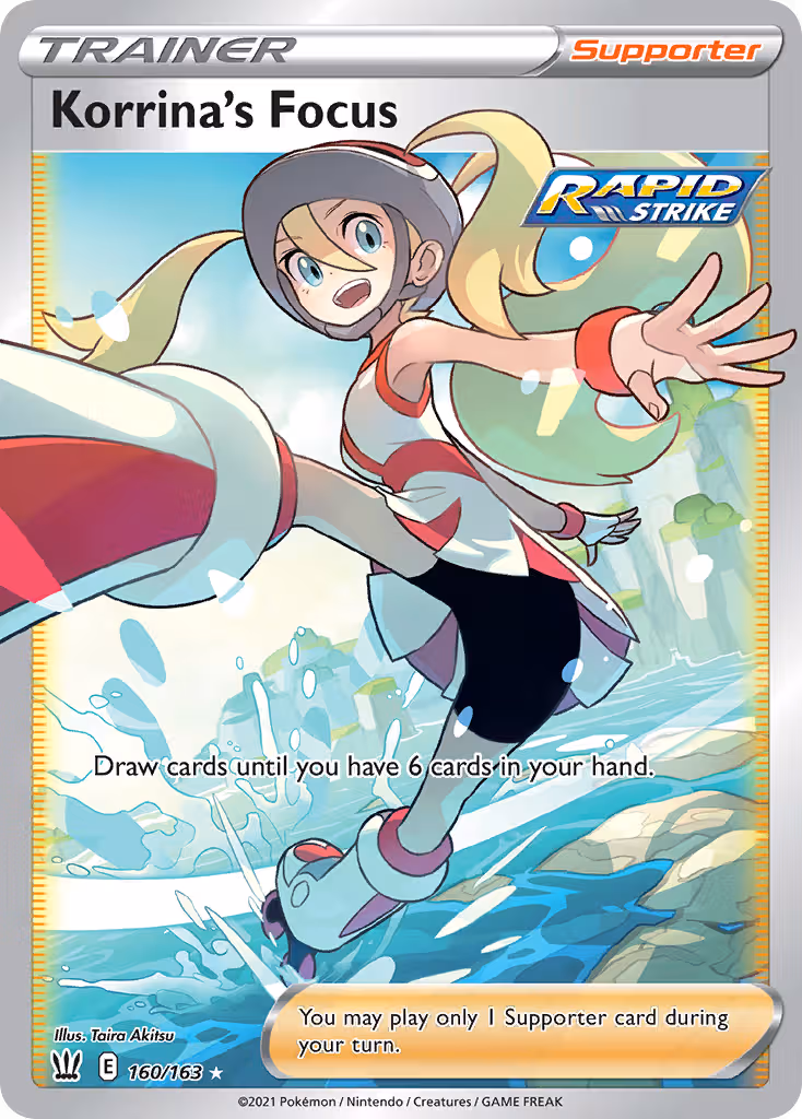 Korrina's Focus 160/163 Pokemon card