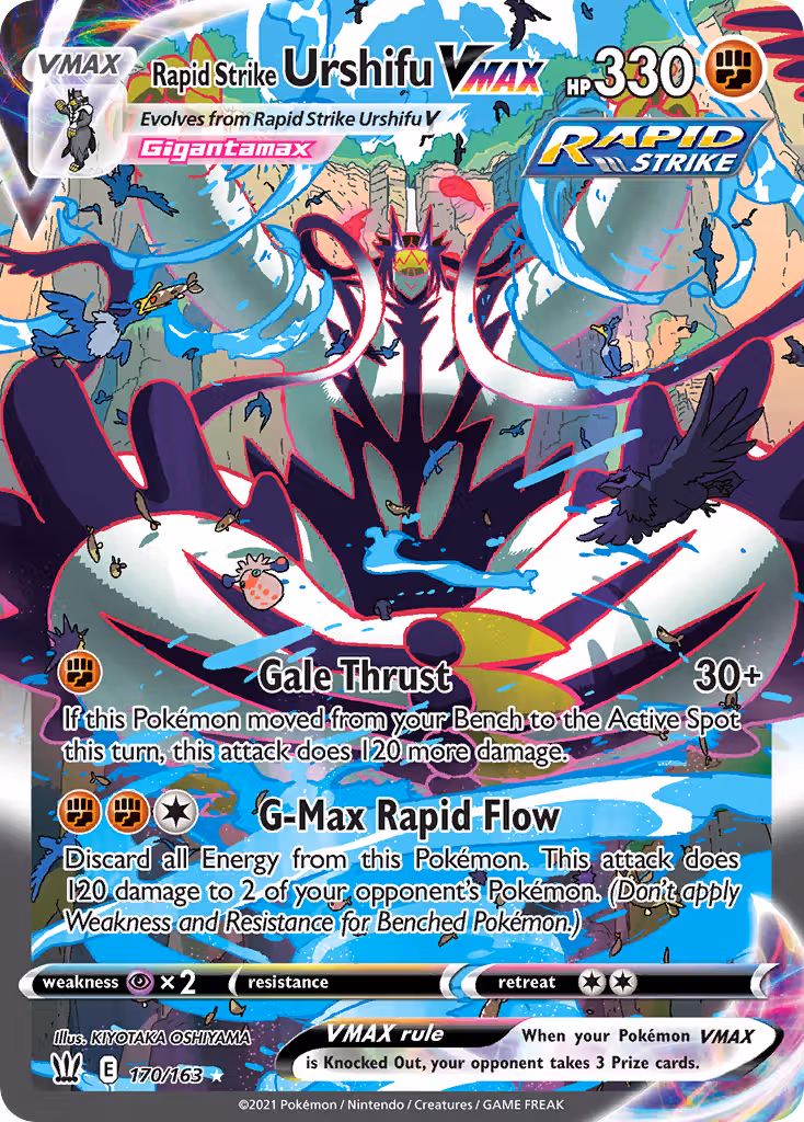 Rapid Strike Urshifu VMAX 170/163 Pokemon card