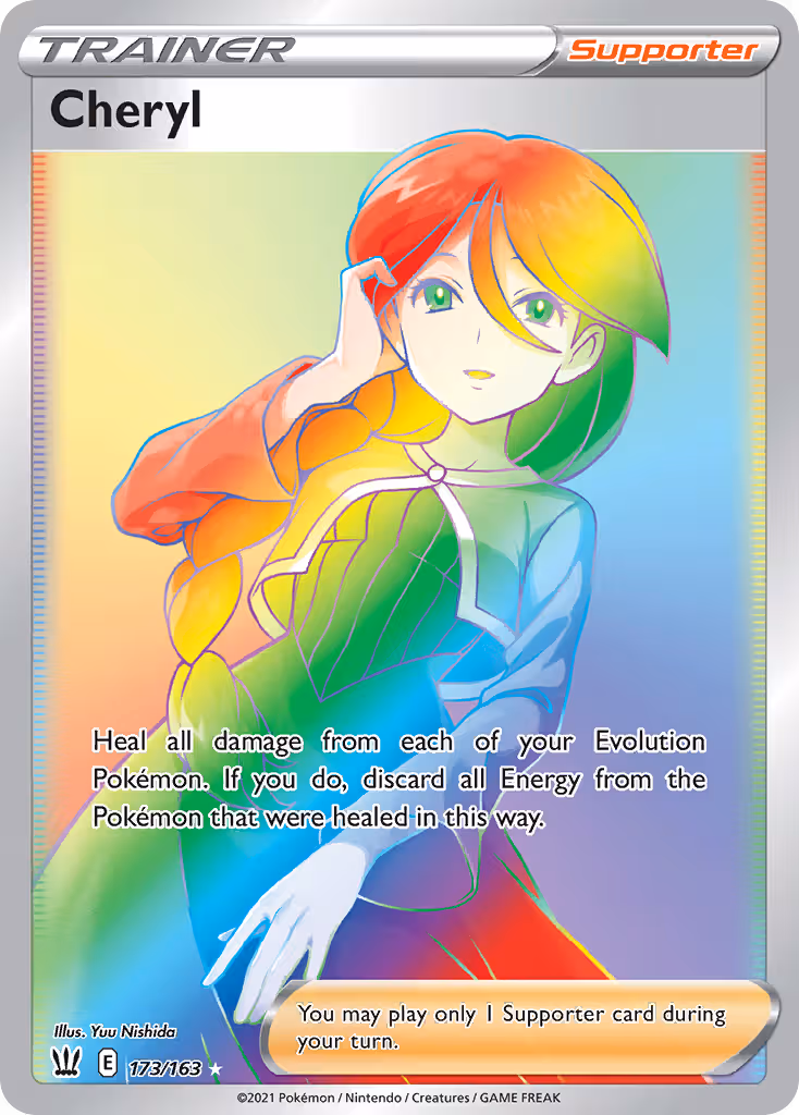 Cheryl 173/163 Pokemon card