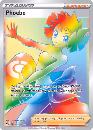 Phoebe 175/163 Pokemon card