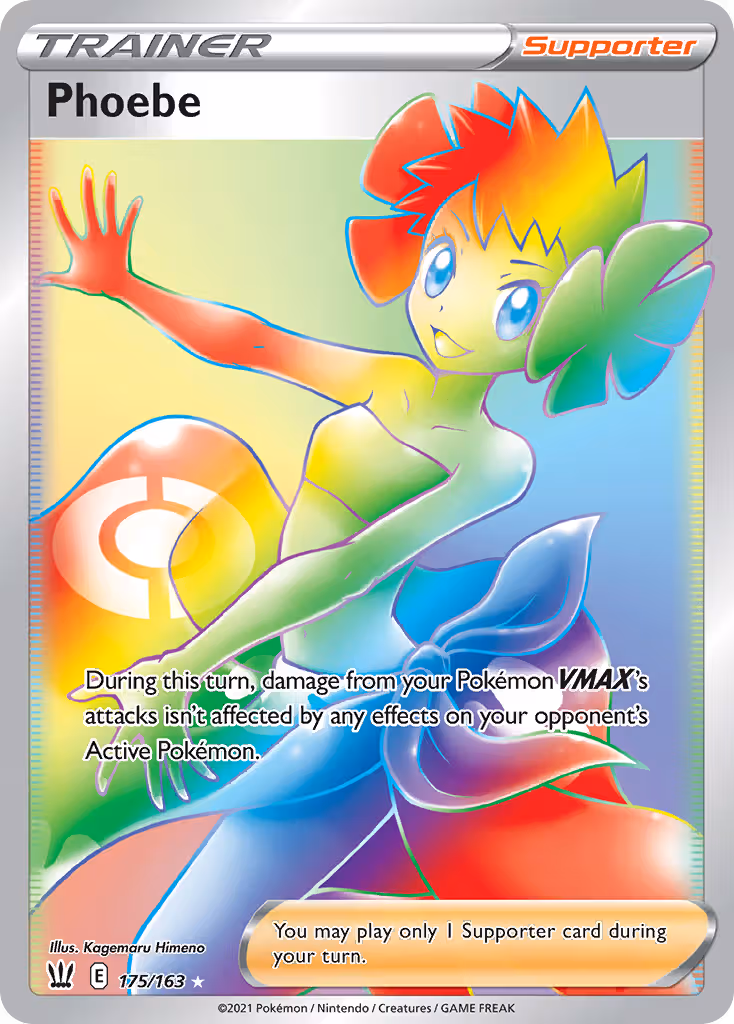 Phoebe 175/163 Pokemon card