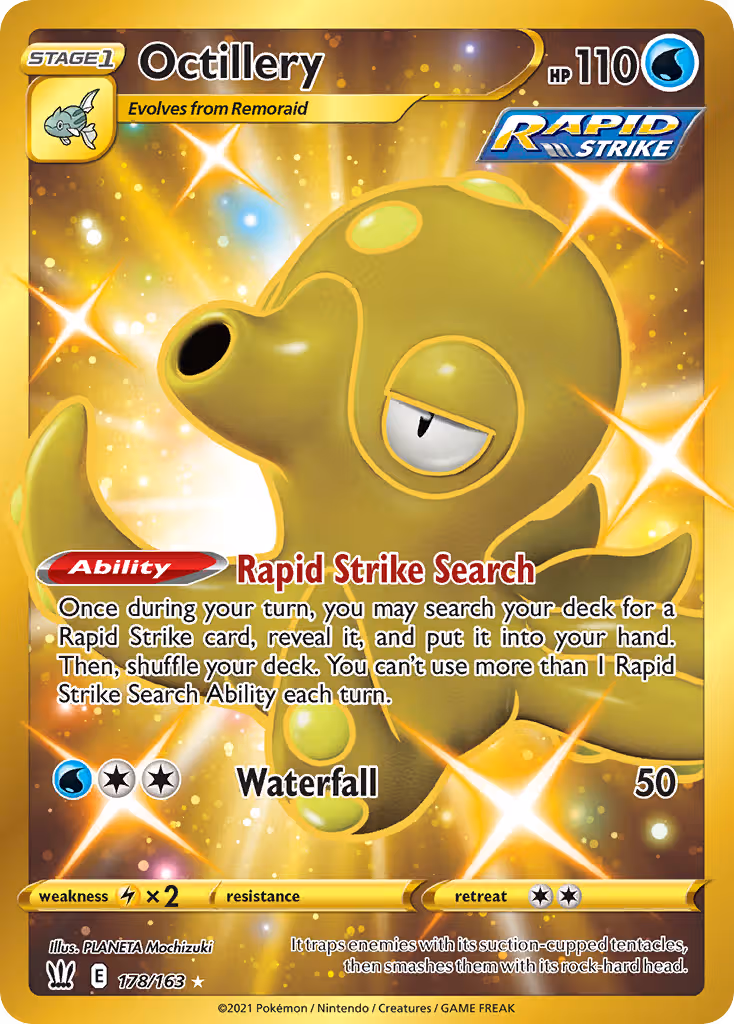 Octillery 178/163 Pokemon card