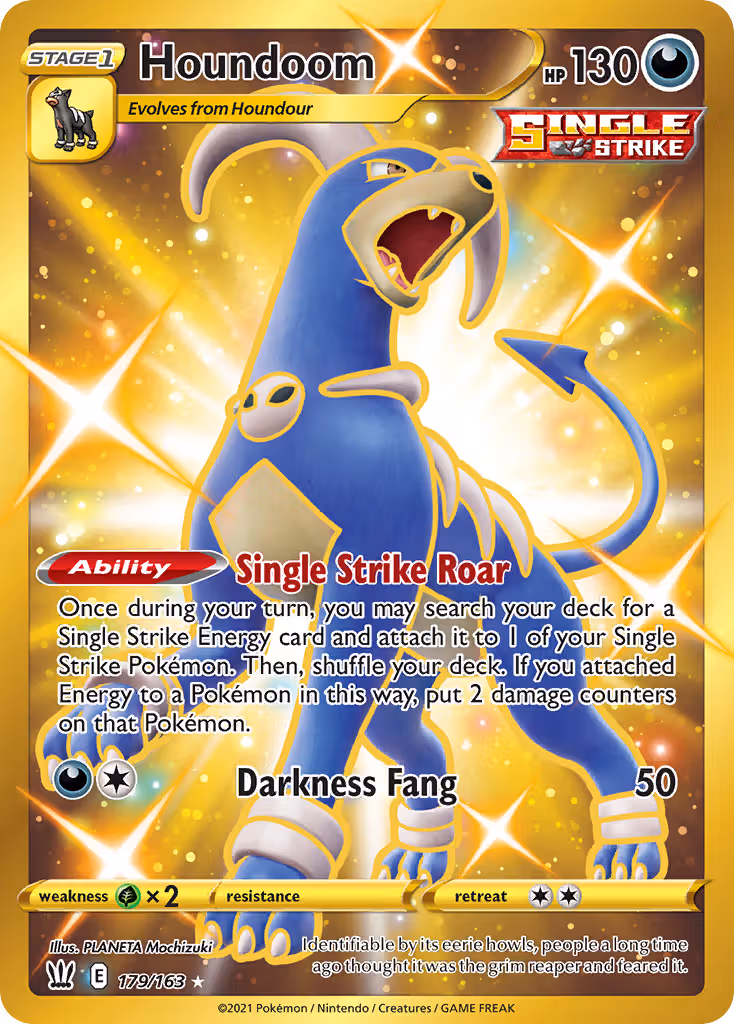 Houndoom 179/163 Pokemon card