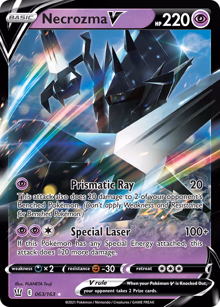 Necrozma V 63/163 Pokemon card