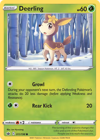 Deerling 11/198 Pokemon card