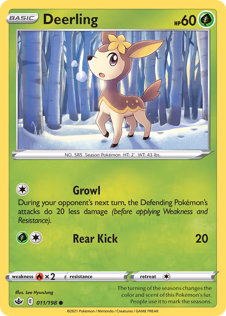 Deerling 11/198 Pokemon card