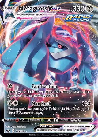 Metagross VMAX 113/198 Pokemon card