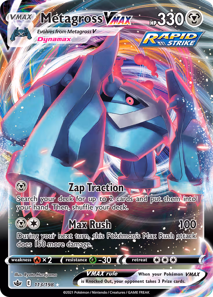 Metagross VMAX 113/198 Pokemon card