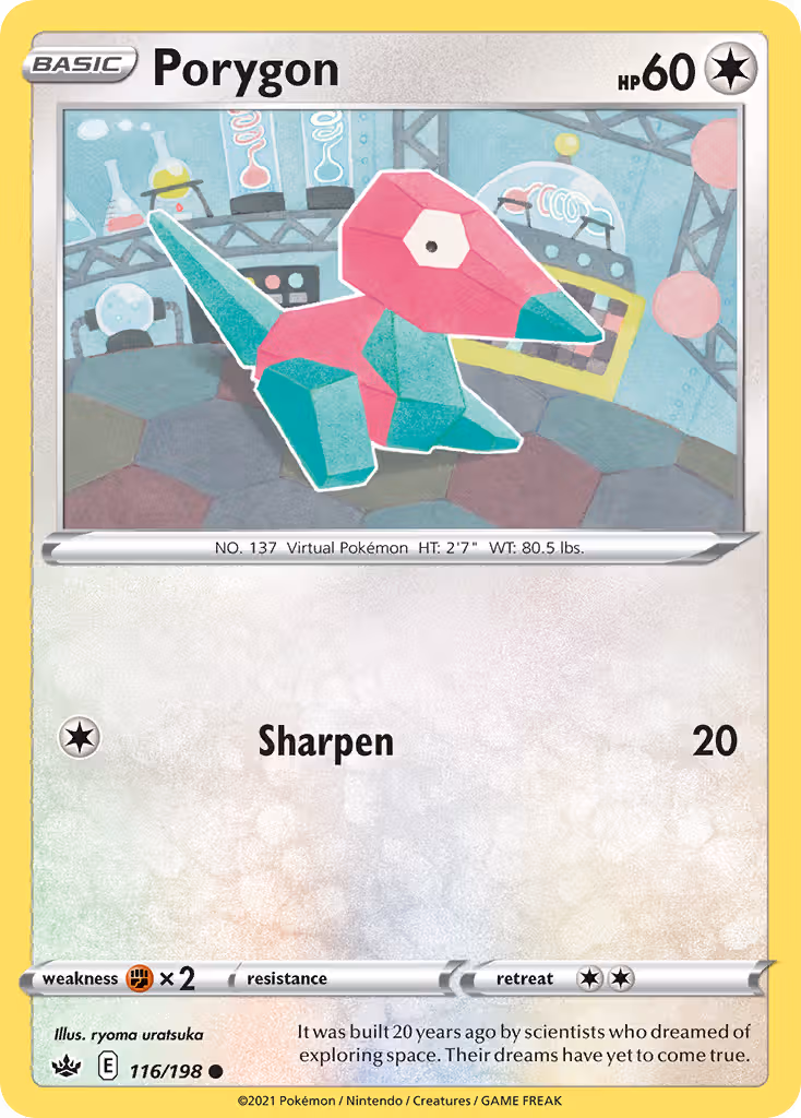 Porygon 116/198 Pokemon card
