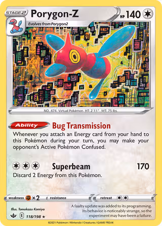 Porygon-Z 118/198 Pokemon card