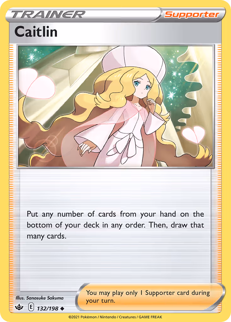 Caitlin 132/198 Pokemon card