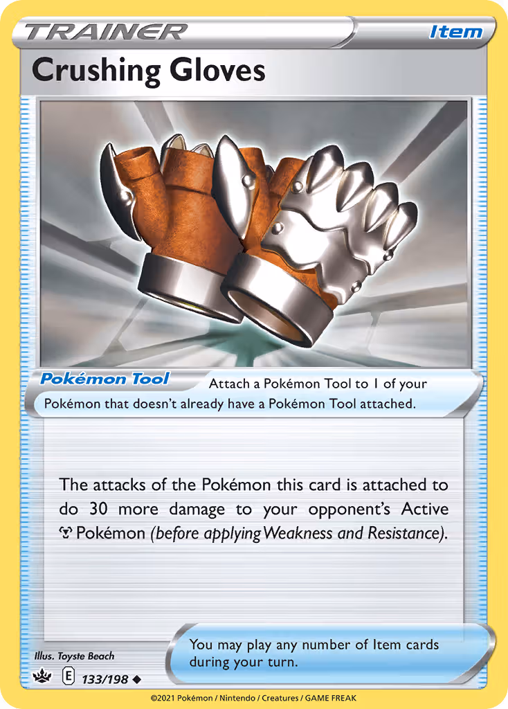 Crushing Gloves 133/198 Pokemon card