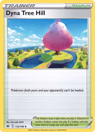 Dyna Tree Hill 135/198 Pokemon card