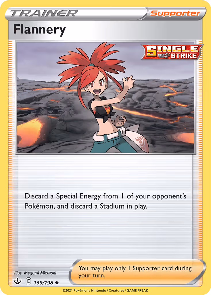 Flannery 139/198 Pokemon card