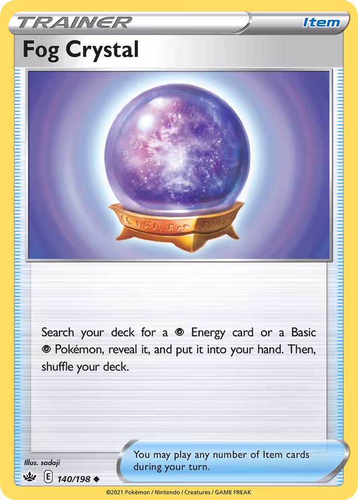 Fog Crystal 140/198 Pokemon card