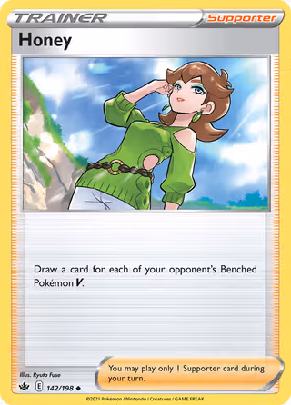 Honey 142/198 Pokemon card