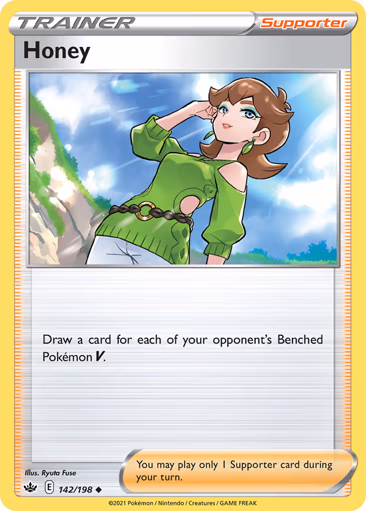Honey 142/198 Pokemon card