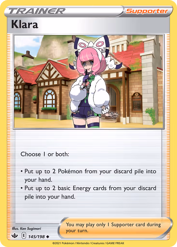 Klara 145/198 Pokemon card