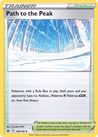 Path to the Peak 148/198 Pokemon card