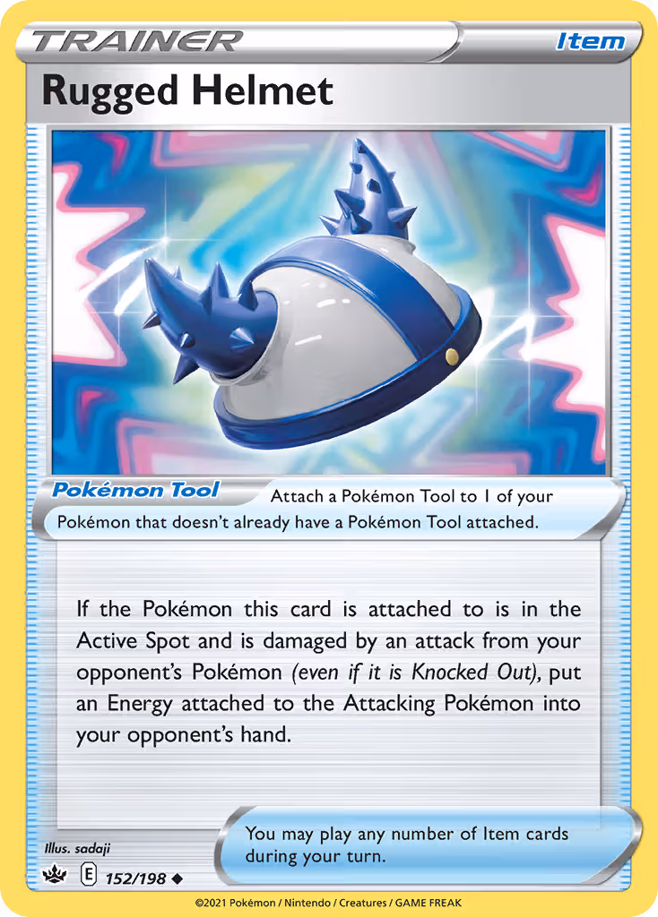 Rugged Helmet 152/198 Pokemon card