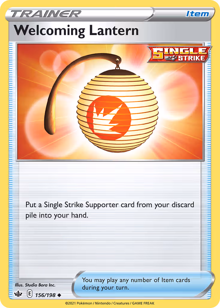 Welcoming Lantern 156/198 Pokemon card