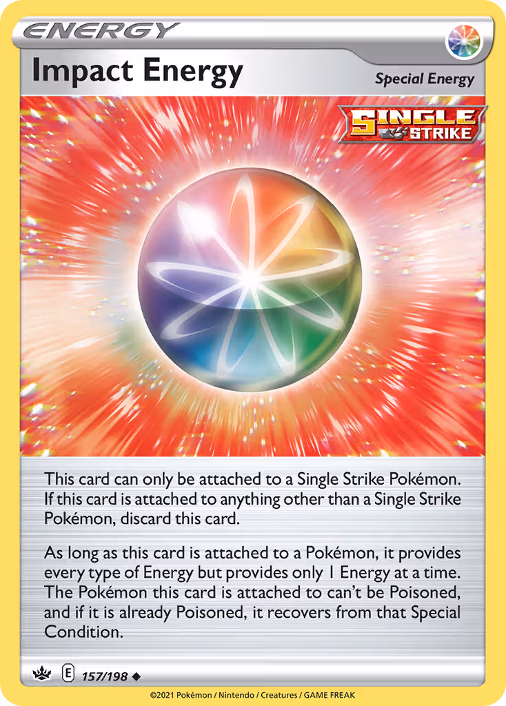 Impact Energy 157/198 Pokemon card