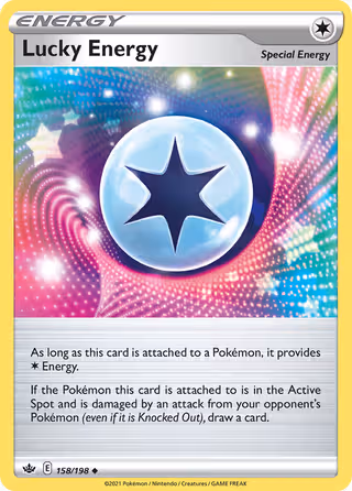 Lucky Energy 158/198 Pokemon card