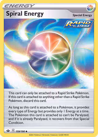 Spiral Energy 159/198 Pokemon card