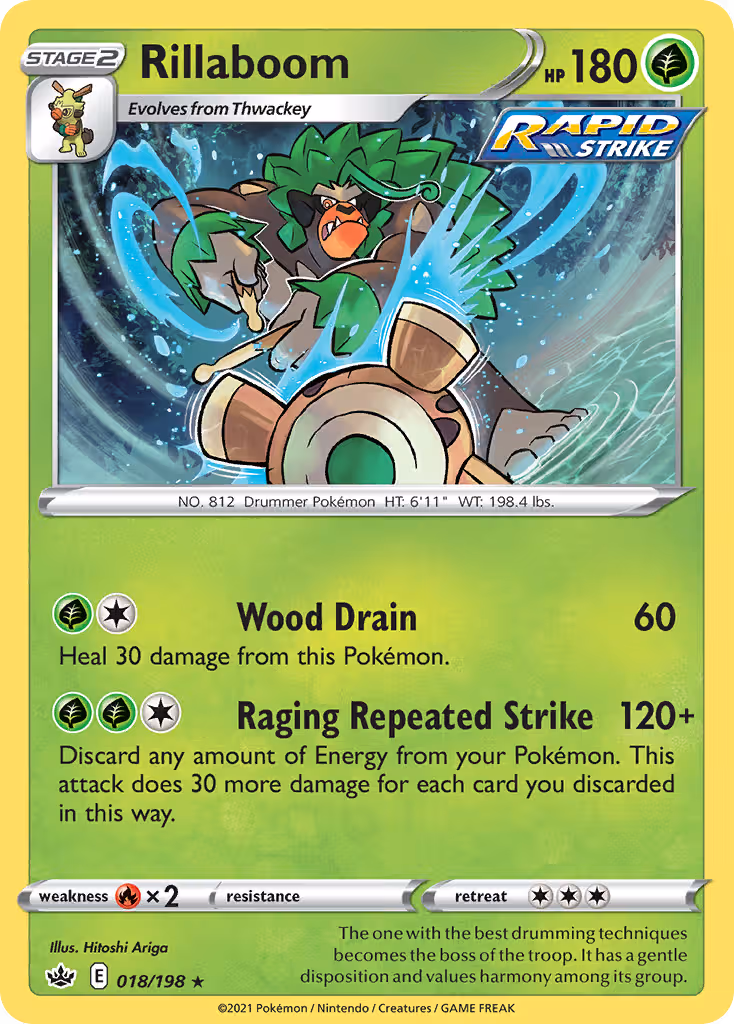 Rillaboom 18/198 Pokemon card