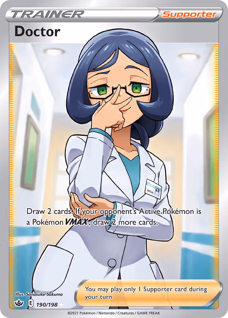 Doctor 190/198 Pokemon card