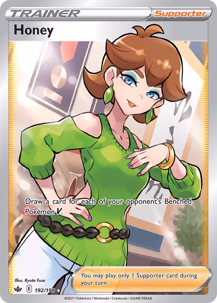 Honey 192/198 Pokemon card