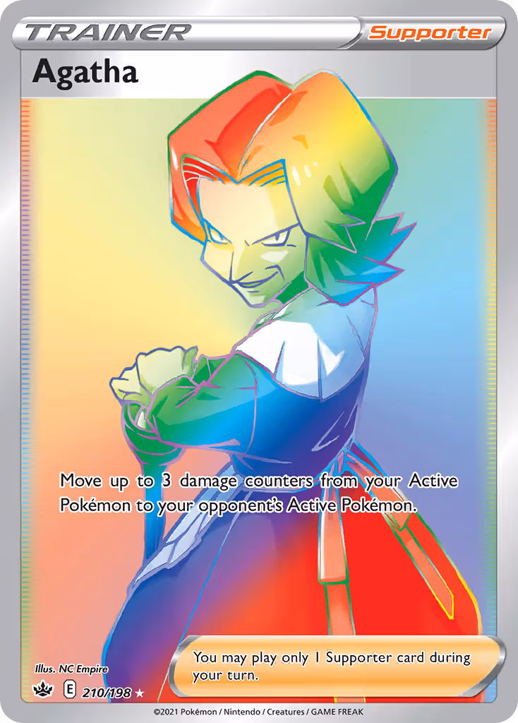 Agatha 210/198 Pokemon card