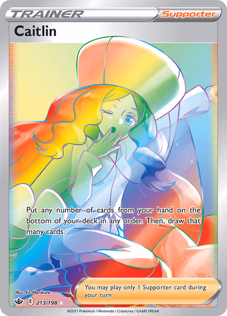 Caitlin 213/198 Pokemon card