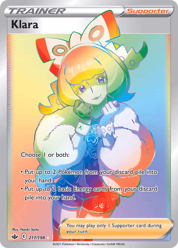 Klara 217/198 Pokemon card