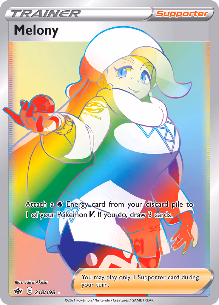 Melony 218/198 Pokemon card
