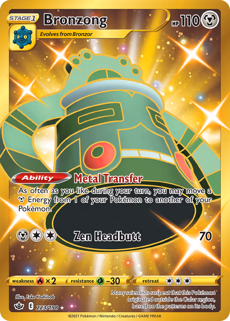 Bronzong 223/198 Pokemon card