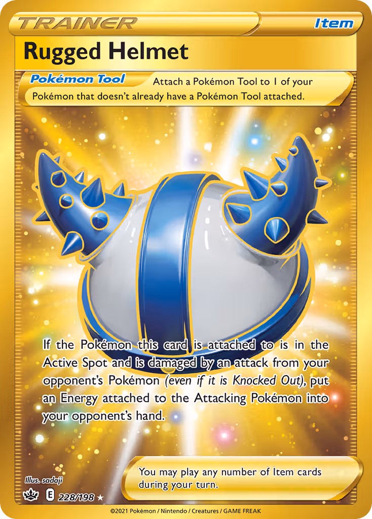 Rugged Helmet 228/198 Pokemon card