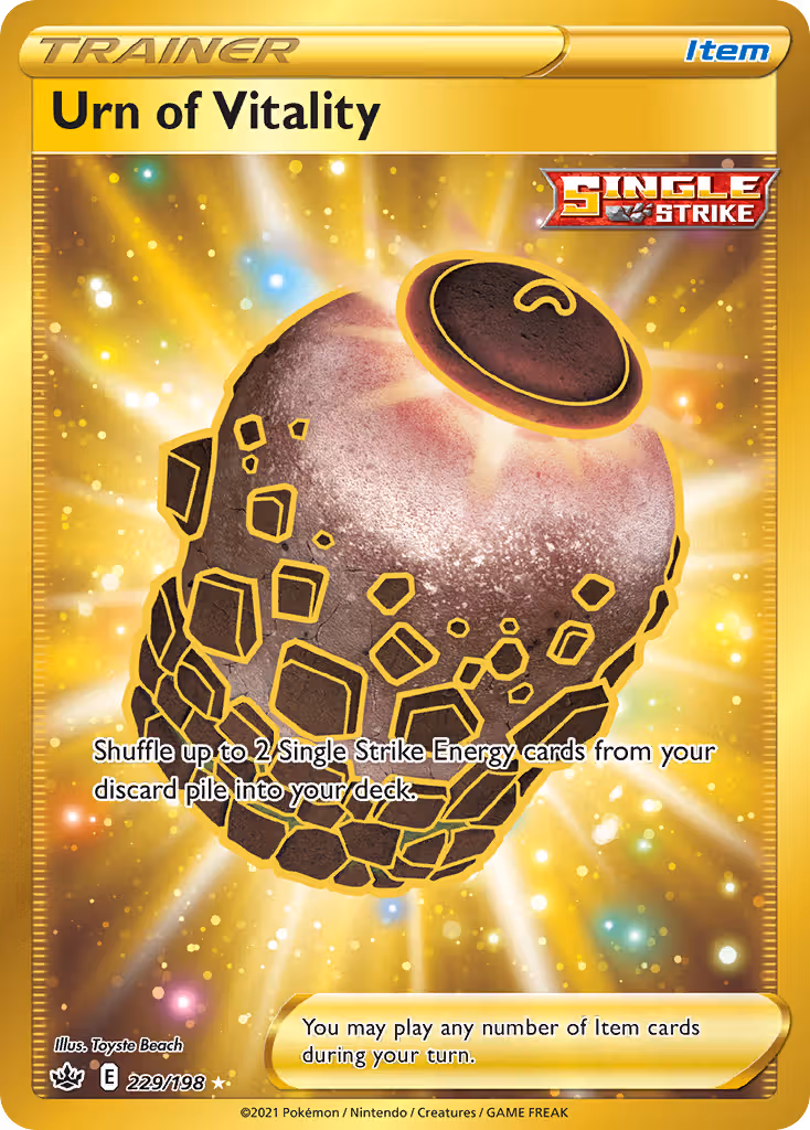 Urn of Vitality 229/198 Pokemon card