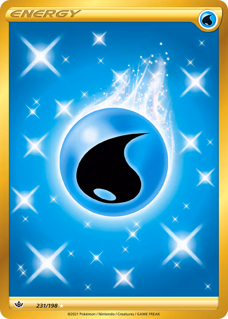 Water Energy 231/198 Pokemon card