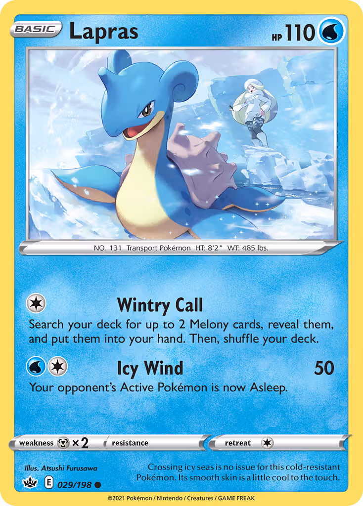 Lapras 29/198 Pokemon card