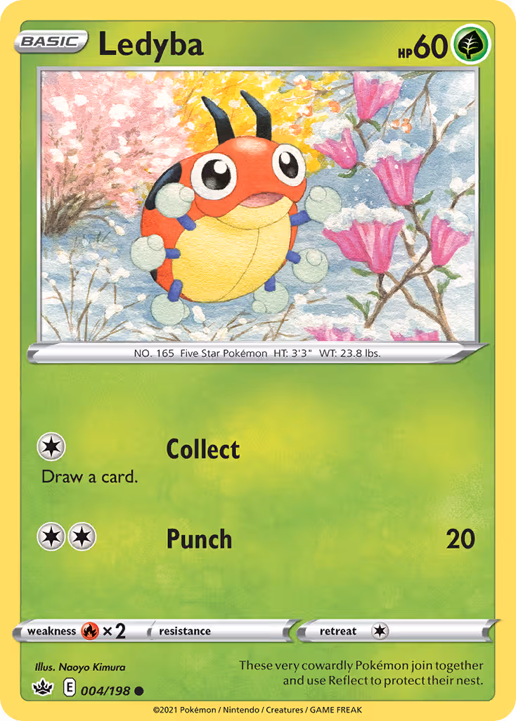Ledyba 4/198 Pokemon card