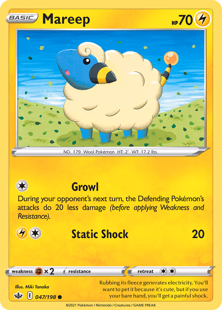 Mareep 47/198 Pokemon card