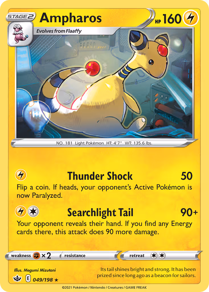 Ampharos 49/198 Pokemon card