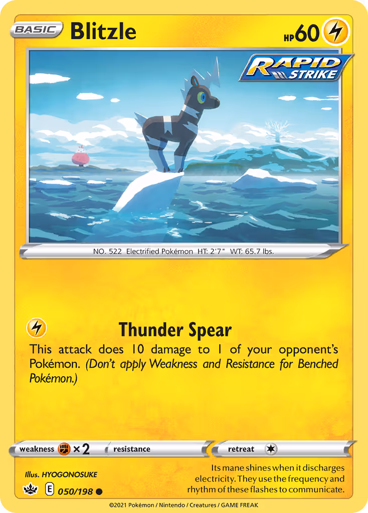 Blitzle 50/198 Pokemon card