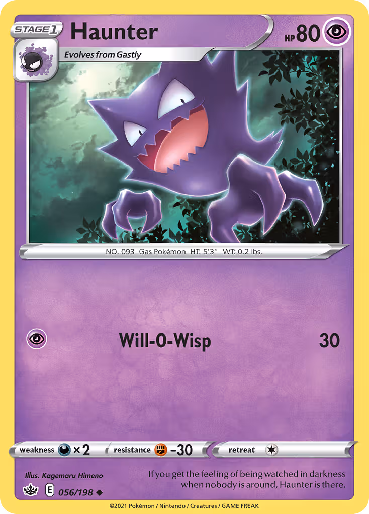 Haunter 56/198 Pokemon card